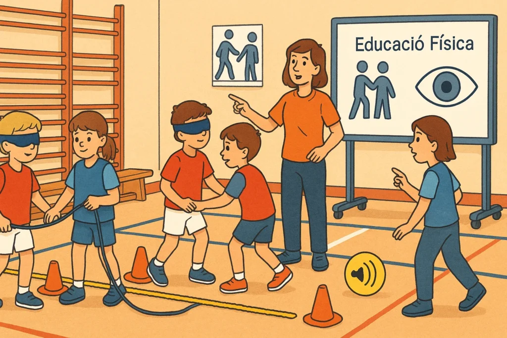 Sensibilització sobre ceguesa i baixa visió en Educació Física