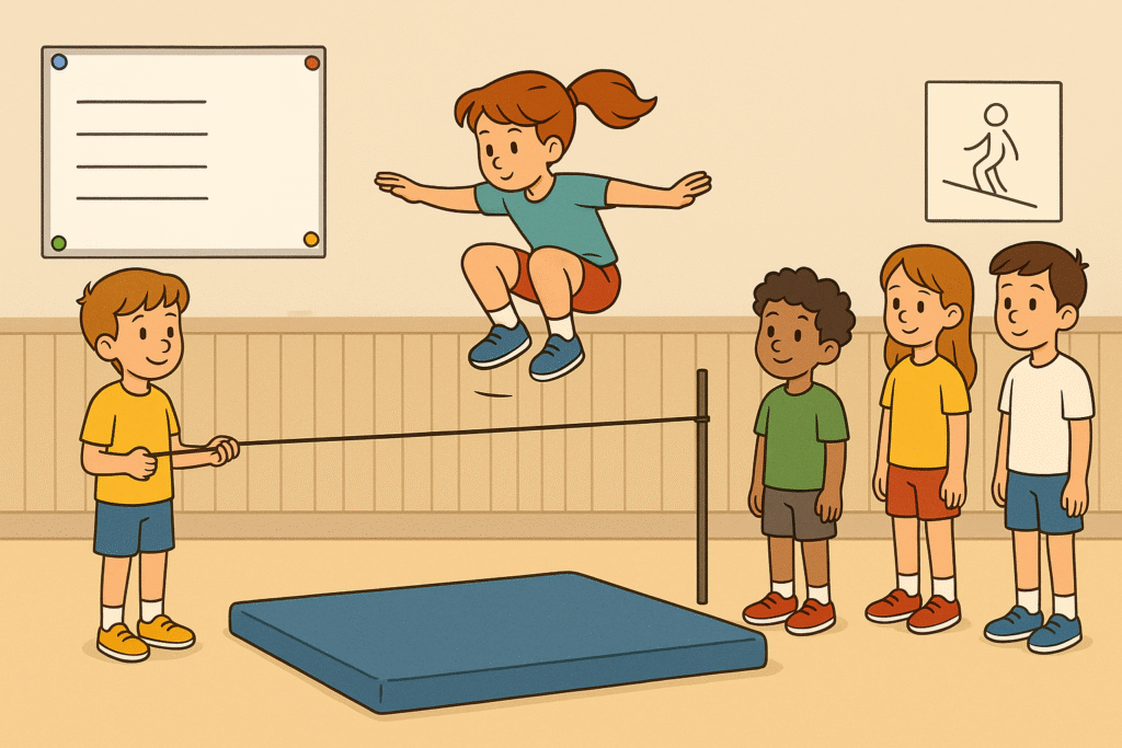 Salt d’alçada amb elàstic