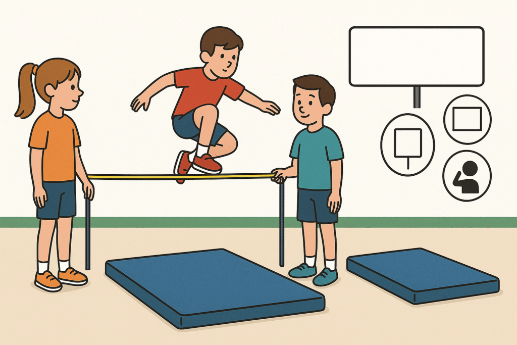 Salt d’alçada amb elàstic