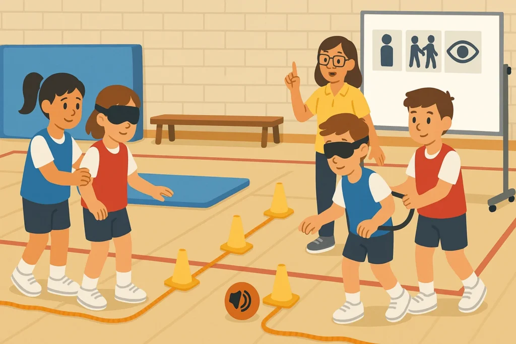 Sensibilització sobre ceguesa i baixa visió en Educació Física