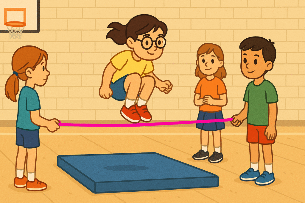 Salt d’alçada amb elàstic